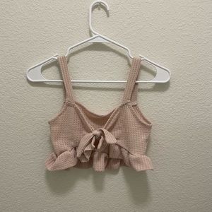 Light Pink crop top